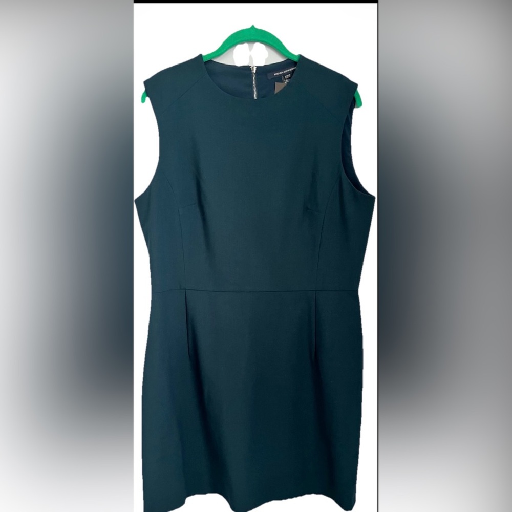 French Connection Dark Teal Mini Dress Size 12